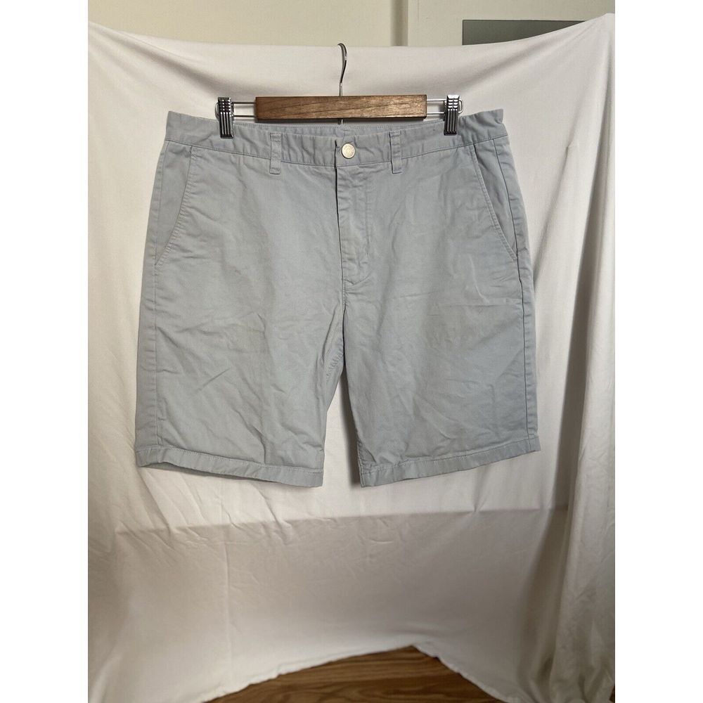 Bonobos Men's Chino Shorts Size 35 Washed Blue 9"‎ Inseam